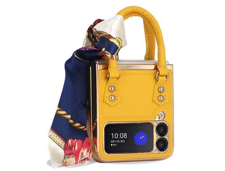 Funda para Samsung Galaxy Z Flip 3 5G GKK Amarillo