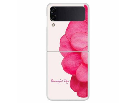 Funda para Samsung Galaxy Z Flip 4 5G Piel Sintética Rosa