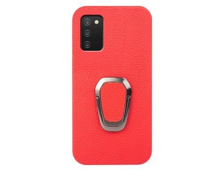 Funda para Samsung Galaxy A03 Piel Sintética Rojo
