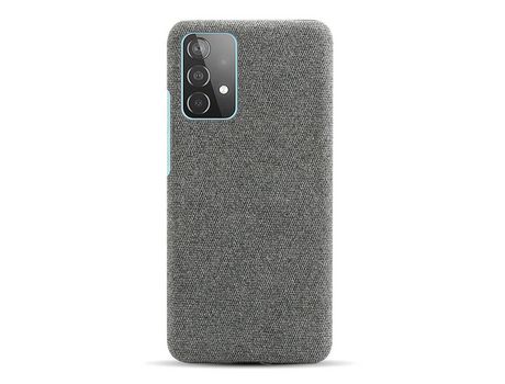 Funda para Samsung Galaxy A52/A52 5G KSQ Piel Sintética Gris