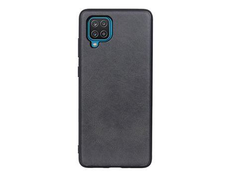 Funda para Samsung Galaxy A12 Piel Sintética Negro