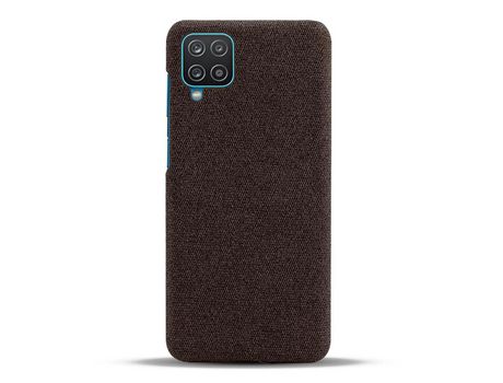 Funda para Samsung Galaxy A12 KSQ Piel Sintética Marrón
