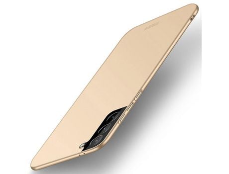 Funda para Samsung Galaxy S21 5G/S21+ MOFI Piel Sintética Dorado