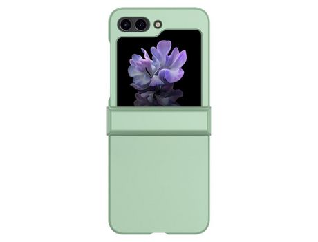Funda para Samsung Galaxy Z Flip 5 5G Piel Sintética Verde