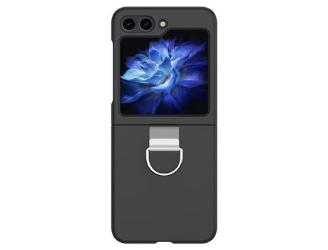 Funda para Samsung Galaxy Z Flip 5 5G Piel Sintética Negro