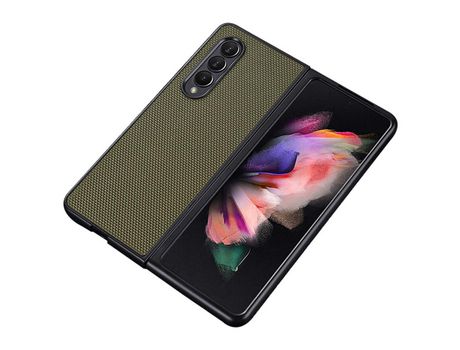 Funda para Samsung Galaxy Z Fold 4 5G Piel Sintética Verde