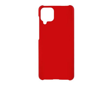Funda para Samsung Galaxy A12 Piel Sintética Rojo