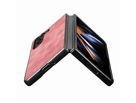 Funda para Samsung Galaxy Z Fold 5 5G Piel Sintética Rosa