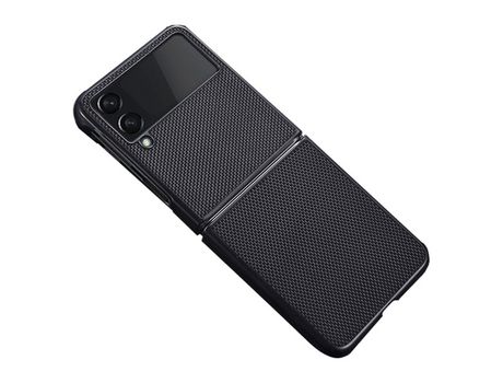 Funda para Samsung Galaxy Z Flip 4 5G Piel Sintética Negro
