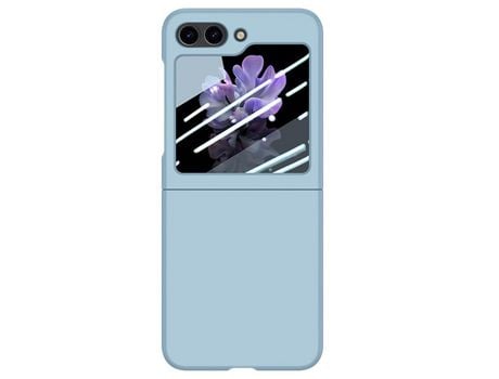 Funda para Samsung Galaxy Z Flip 5 5G Piel Sintética Azul