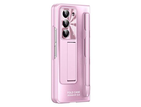 Funda para Samsung Galaxy Z Fold 5 5G Piel Sintética Rosa