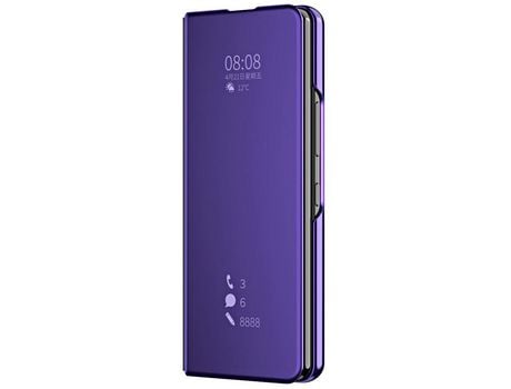 Funda para Samsung Galaxy Z Fold 4 5G Piel Sintética Morado
