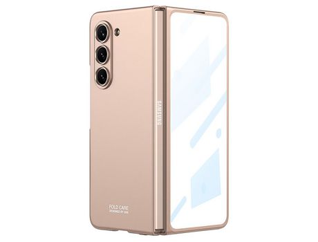Funda para Samsung Galaxy Z Fold 5 5G GKK Piel Sintética Dorado