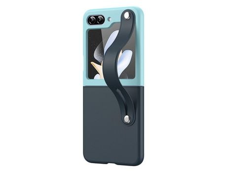Funda para Samsung Galaxy Z Flip 5 5G Piel Sintética Blanco
