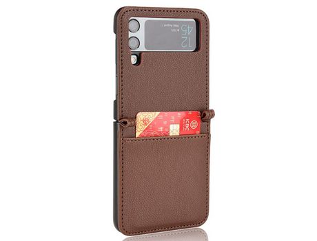 Funda para Samsung Galaxy Z Flip 4 5G Marrón