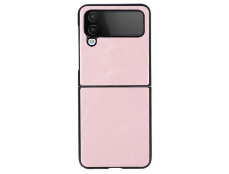 Funda para Samsung Galaxy Z Flip 4 5G Piel Sintética Rosa