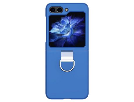 Funda para Samsung Galaxy Z Flip 5 5G Piel Sintética Azul