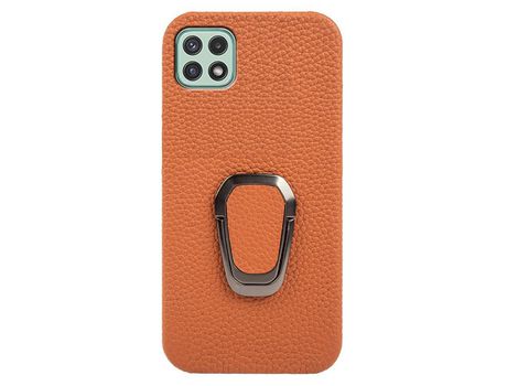 Funda para Samsung Galaxy A22 5G Piel Sintética Marrón