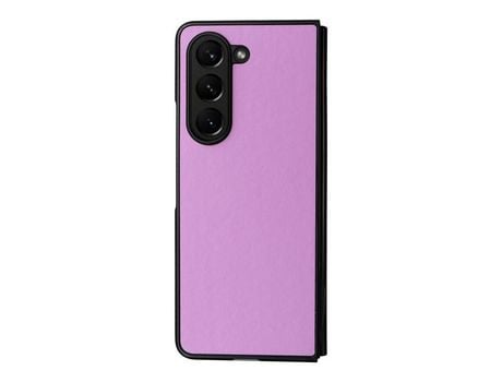 Funda para Samsung Galaxy Z Fold 5 5G Piel Sintética Morado