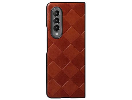Funda para Samsung Galaxy Z Fold 4 5G Piel Sintética Rojo