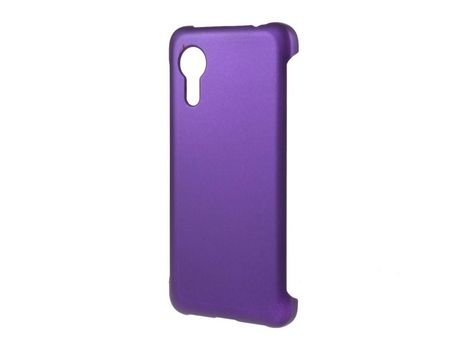 Funda para Samsung Galaxy 5 Piel Sintética Morado