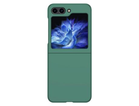 Funda para Samsung Galaxy Z Flip 5 5G Piel Sintética Verde