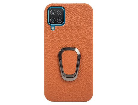 Funda para Samsung Galaxy A12 Piel Sintética Marrón