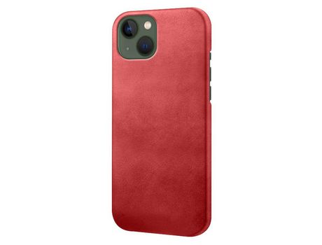 Funda para iPhone 14 Piel Sintética Rojo