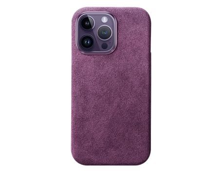 Funda para iPhone 13 Pro Max Piel Sintética Morado