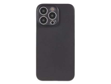 Funda para iPhone 13 Pro Max Piel Sintética Gris
