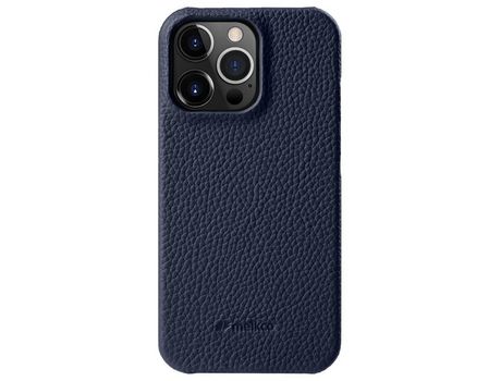 Funda para iPhone 13 Pro Max Piel Sintética Azul
