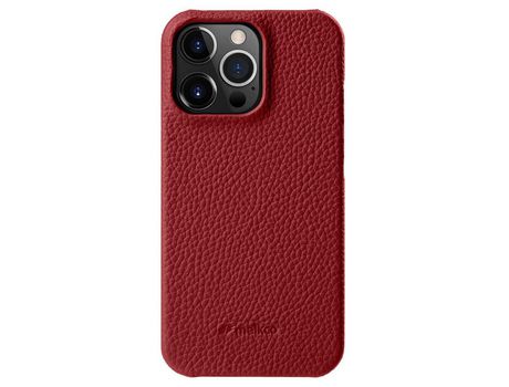 Funda para iPhone 13 Pro Max Piel Sintética Rojo