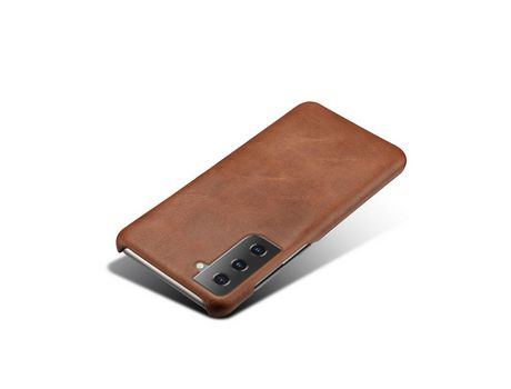 Funda para Samsung Galaxy S21 5G/S21+ KSQ Piel Sintética Marrón
