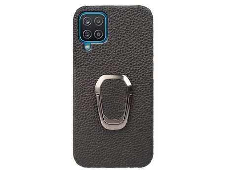Funda para Samsung Galaxy A12 Piel Sintética Negro