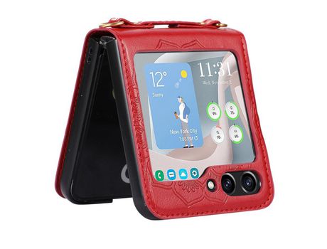 Funda para Samsung Galaxy Z Flip 5 5G Piel Sintética Multicolor