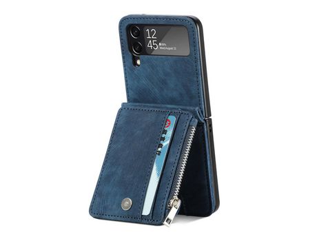 Funda para Samsung Galaxy Z Flip 4 5G Retro Azul