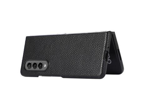 Funda para Samsung Galaxy Z Fold 3 5G Piel Sintética Negro