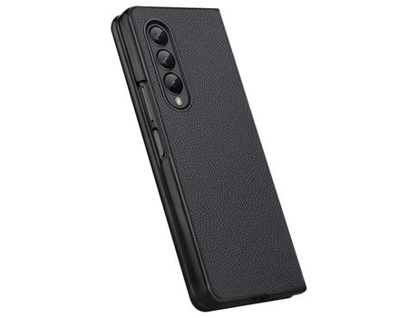 Funda para Samsung Galaxy Z Fold 4 5G Piel Sintética Negro