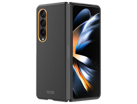 Funda para Samsung Galaxy Z Fold 4 5G Piel Sintética Negro
