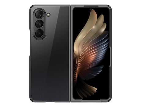 Funda para Samsung Galaxy Z Fold 5 5G Piel Sintética Negro