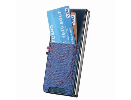Funda para Samsung Galaxy Z Fold 5 5G JUNSUNMAY Azul
