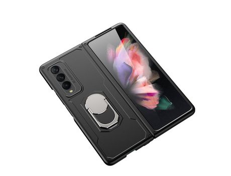 Funda para Samsung Galaxy Z Fold 3 5G GKK Piel Sintética Negro