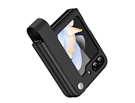 Funda para Samsung Galaxy Z Flip 5 5G Piel Sintética Negro