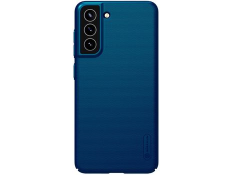 Funda para Samsung Galaxy S21/S21+ NILLKIN Piel Sintética Azul