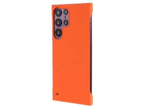 Funda para Samsung Galaxy S22 Ultra/S22 Ultra 5G Piel Sintética Naranja