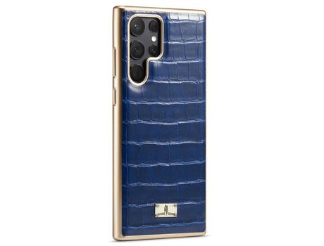 Funda para Samsung Galaxy S22 Ultra/S22 Ultra 5G FIERRE SHANN Piel Sintética Azul