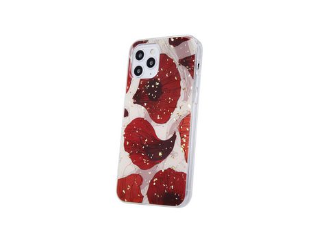 Funda para Samsung Galaxy A03 Piel Sintética Rojo