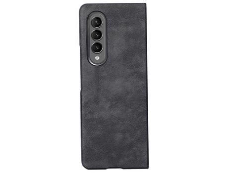 Funda para Samsung Galaxy Z Fold 3 5G Piel Sintética Negro