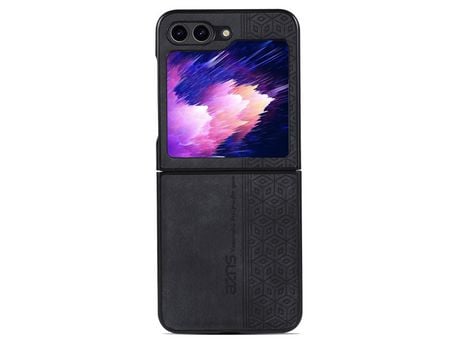Funda para Samsung Galaxy Z Flip 5 5G AZNS Piel Sintética Negro