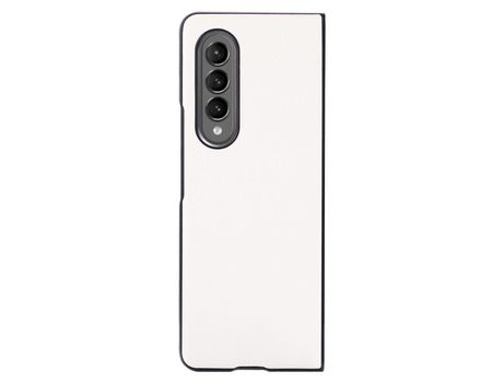Funda para Samsung Galaxy Z Fold 4 5G Piel Sintética Blanco